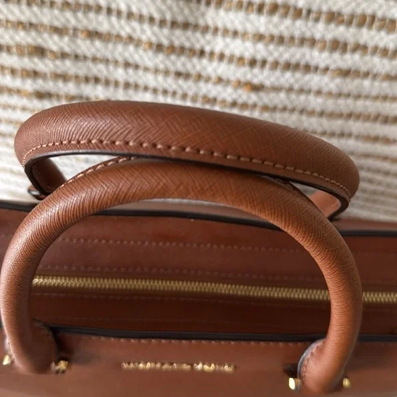 MICHAEL KORS brown leather bag. Like new - Picture 7 of 8